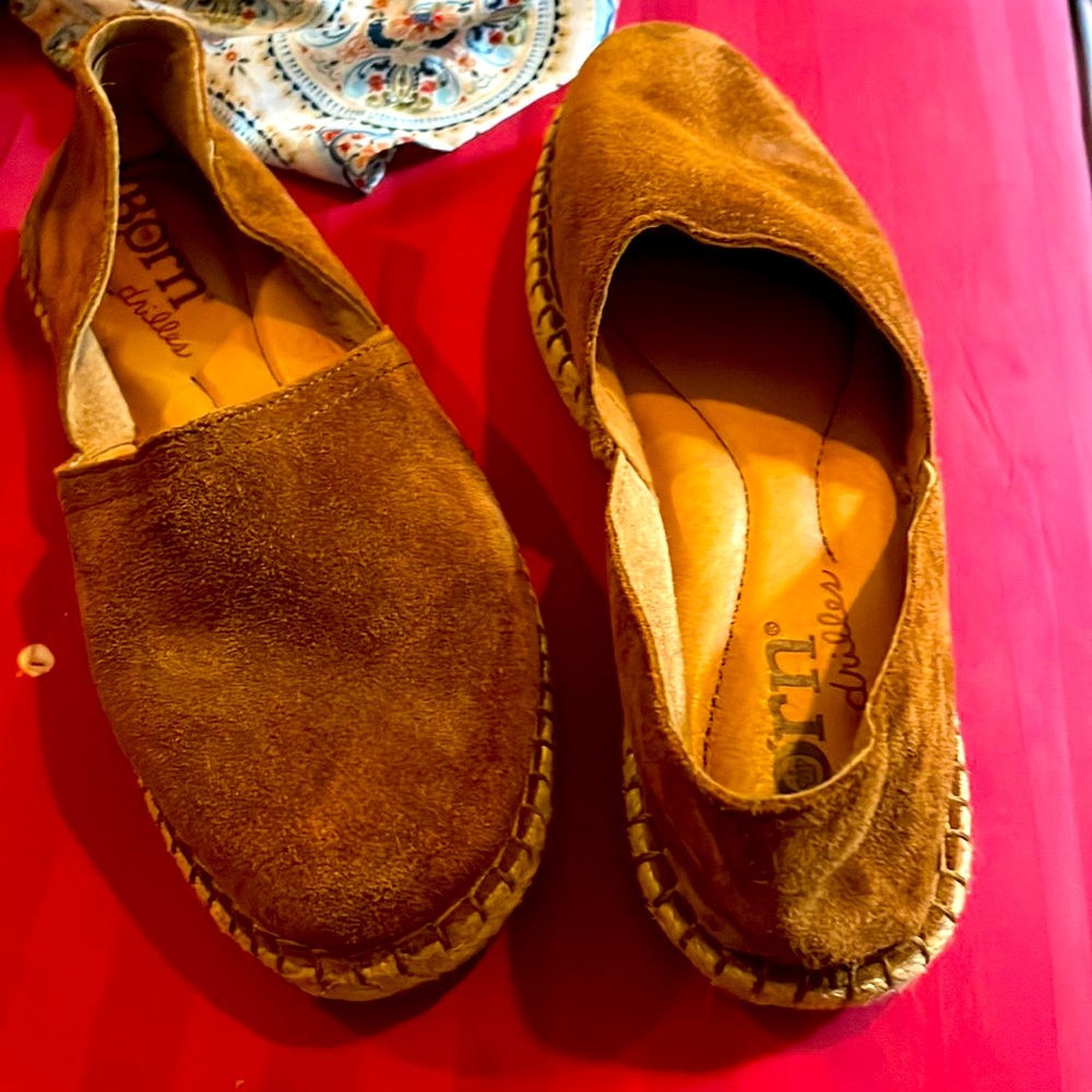 Born suede slip on shoe